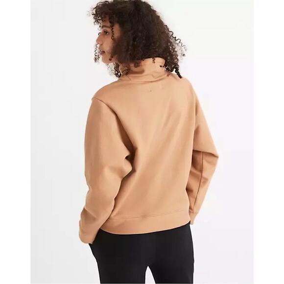 Madewell Ribbed Funnelneck Sweatshirt - Picture 2 of 12